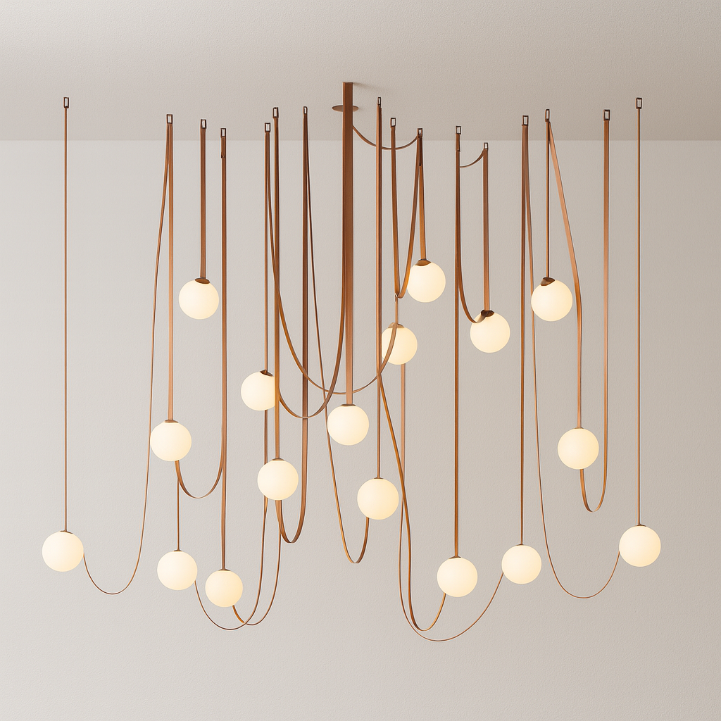 Luminária Pendente Moderna Minimalista Globo Vidro Hilversum