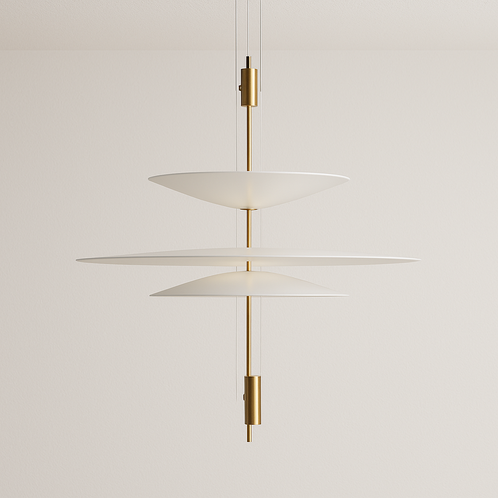 Luminária Pendente Moderno Minimalista LED 3 Camadas Brive