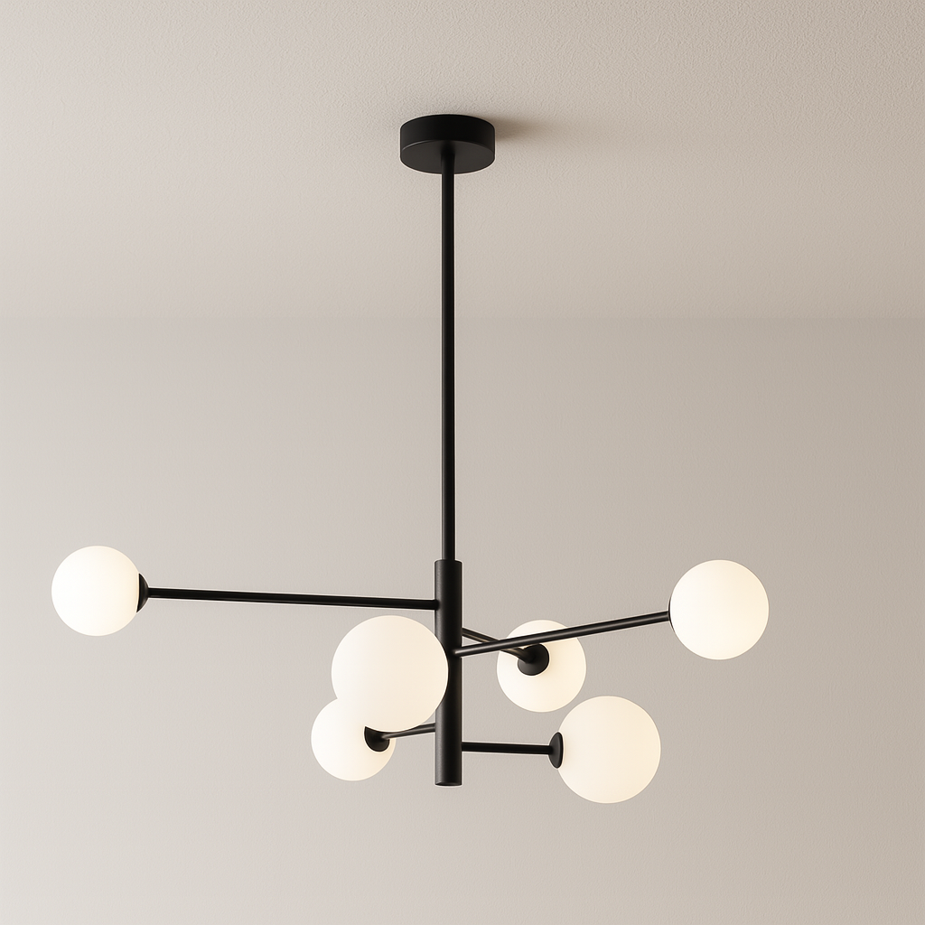 Luminária Pendente Moderna Minimalista Metal Vidro Westboro