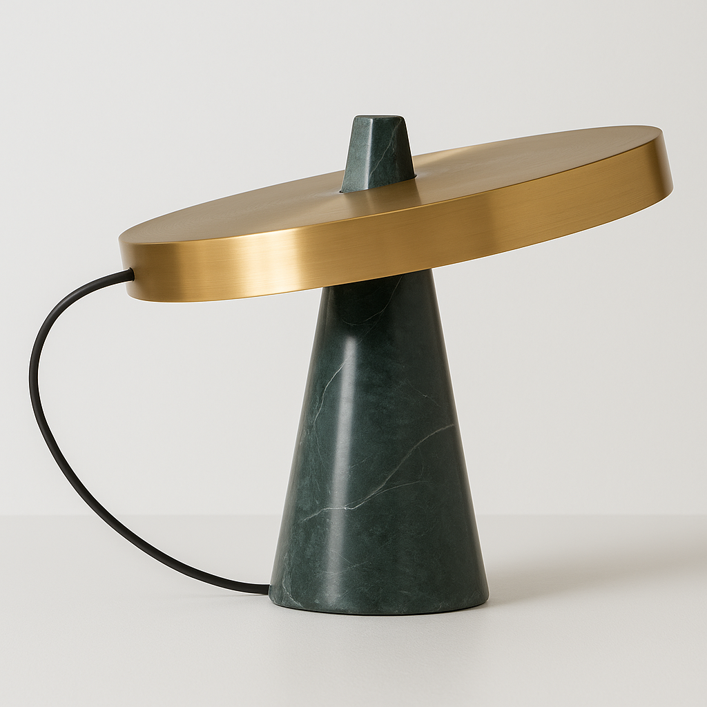 Luminária de Mesa Abajur Moderna LED Metal Padallo - ABAZZUR™