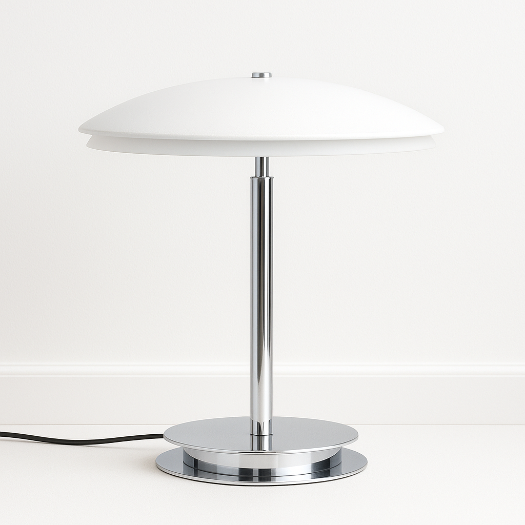 Luminária de Mesa Abajur Moderna Minimalista Metal LED Pelli