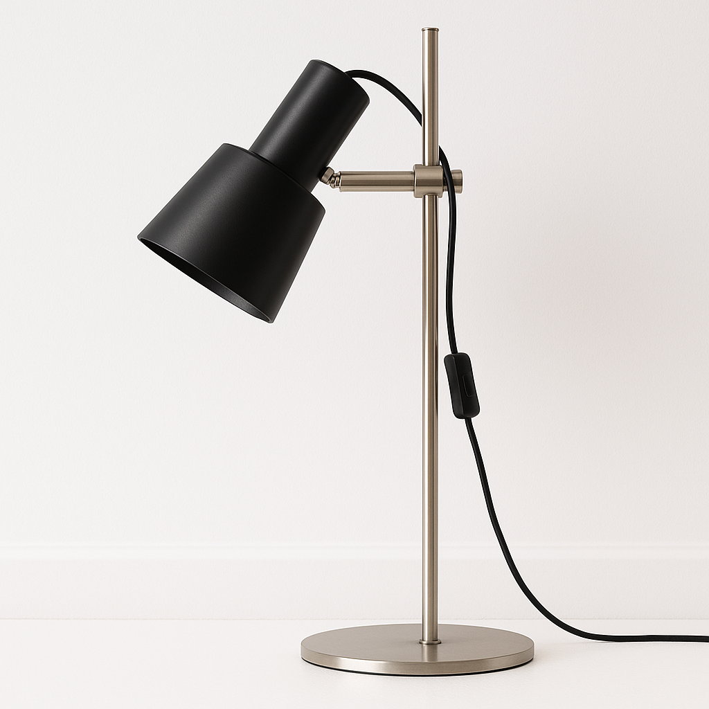 Luminária de Mesa Abajur Moderna Articulada Metal Anley