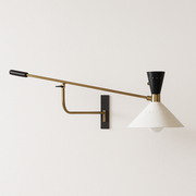 Luminária Arandela Moderna Minimalista Articulada Metal Sodo - ABAZZUR™