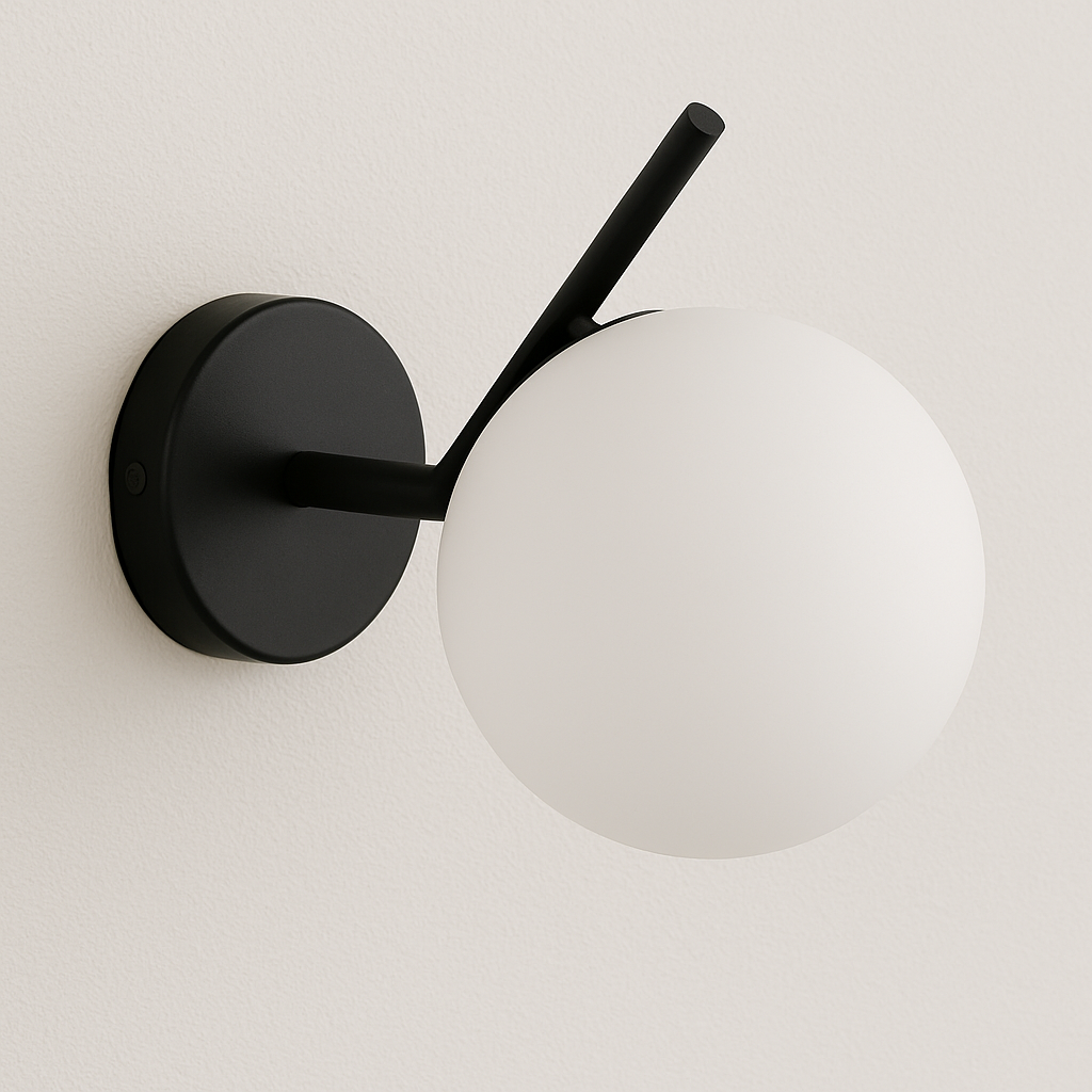 Luminária Arandela Moderna Minimalista Globo Bola Vidro Salamanca - ABAZZUR™