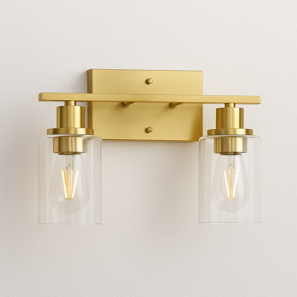 Luminária Arandela Moderna Minimalista Industrial Retrô Metal Vidro Fargo - ABAZZUR™