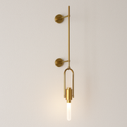 Luminária Arandela Moderna Minimalista Metal Vidro Waco - ABAZZUR™