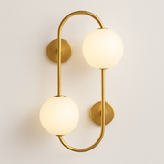 Luminária Arandela Moderno Minimalista Metal Vidro Shibu - ABAZZUR™