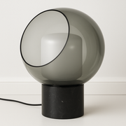 Luminária de Mesa Abajur Moderna LED Vidro Orb - ABAZZUR™