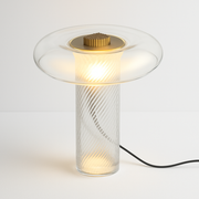 Luminária de Mesa Abajur Moderna Metal Vidro Mincci - ABAZZUR™