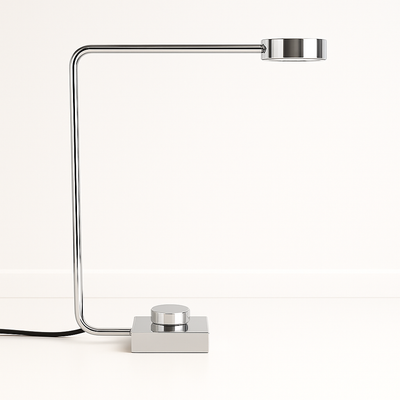 Luminária de Mesa Abajur Moderna Minimalista Leitura Metal LED Imory