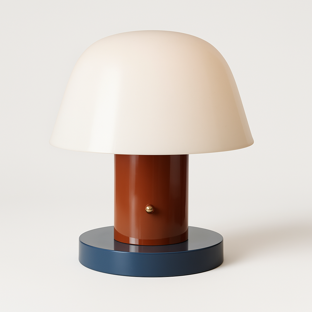 Luminária de Mesa Moderna Minimalista Infantil Metal Vidro LED Iggly - ABAZZUR™