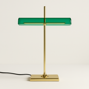 Luminária de Mesa Moderna Minimalista Metal Vidro LED Skidd - ABAZZUR™
