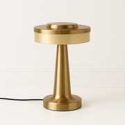 Luminária de Mesa Moderna Recarregável Dimerizável Metal LED Rem - ABAZZUR™