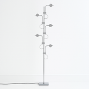 Luminária de Piso Coluna Moderna Articulada LED Metal Lumiera - ABAZZUR™