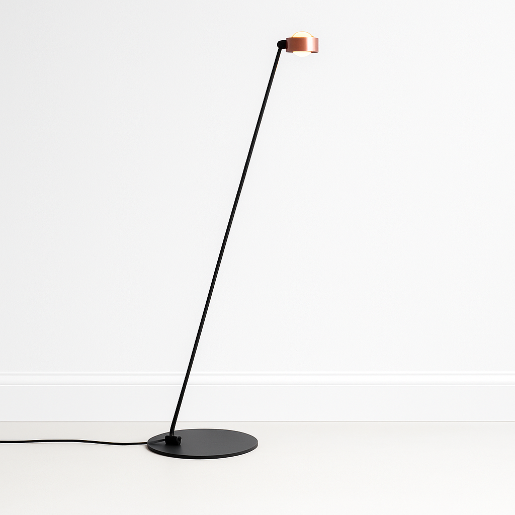 Luminária de Piso Coluna Moderna LED Metal Clare - ABAZZUR™