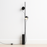 Luminária de Piso Coluna Moderna LED Metal Sunleaf - ABAZZUR™