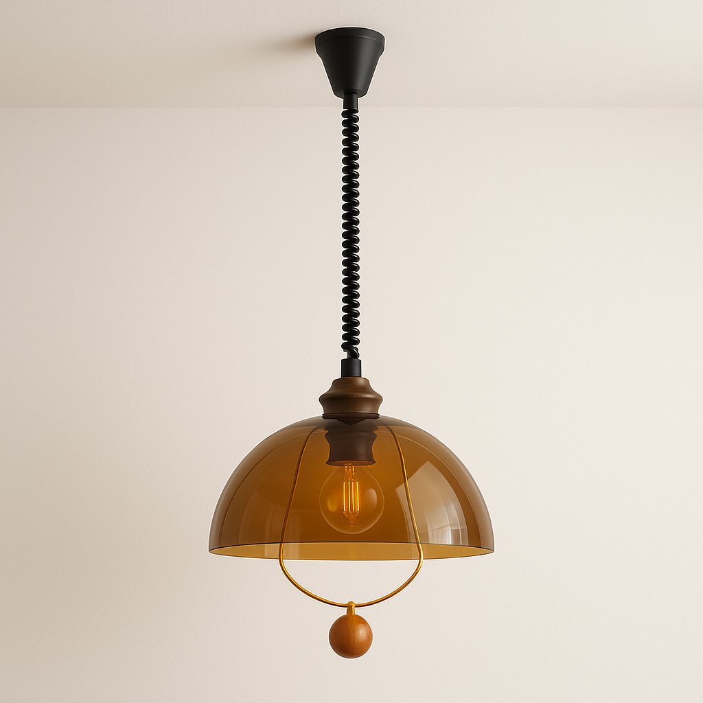 Luminária Pendente Moderna Minimalista Acrílico Metal Haloa - ABAZZUR™