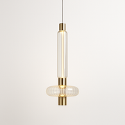 Luminária Pendente Moderna Minimalista LED Metal Vidro Glimmer - ABAZZUR™
