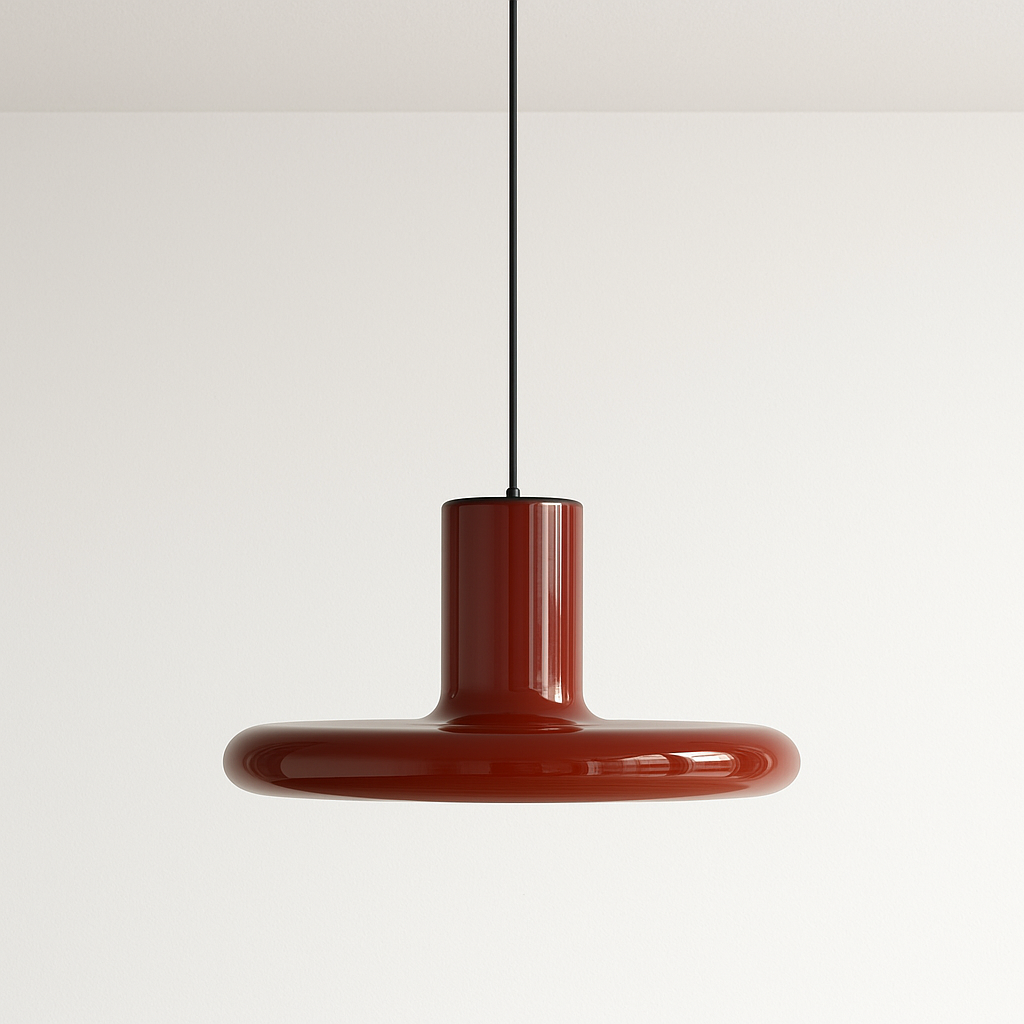 Luminária Pendente Moderna Minimalista Vidro Metal Astre - ABAZZUR™