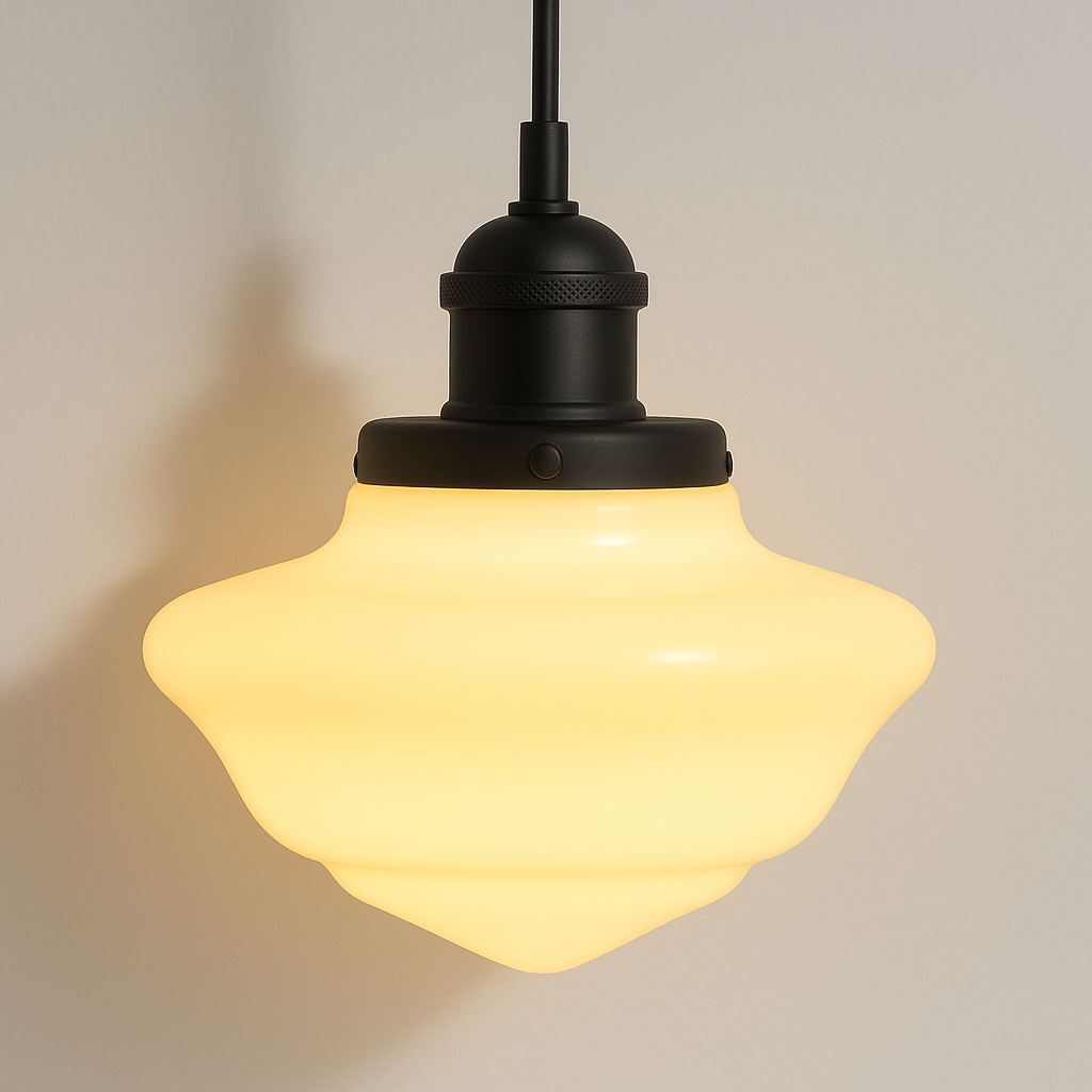 Luminária Pendente Moderna Minimalista Vidro Metal Aube - ABAZZUR™