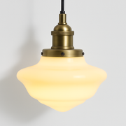 Luminária Pendente Moderna Minimalista Vidro Metal Aube - ABAZZUR™