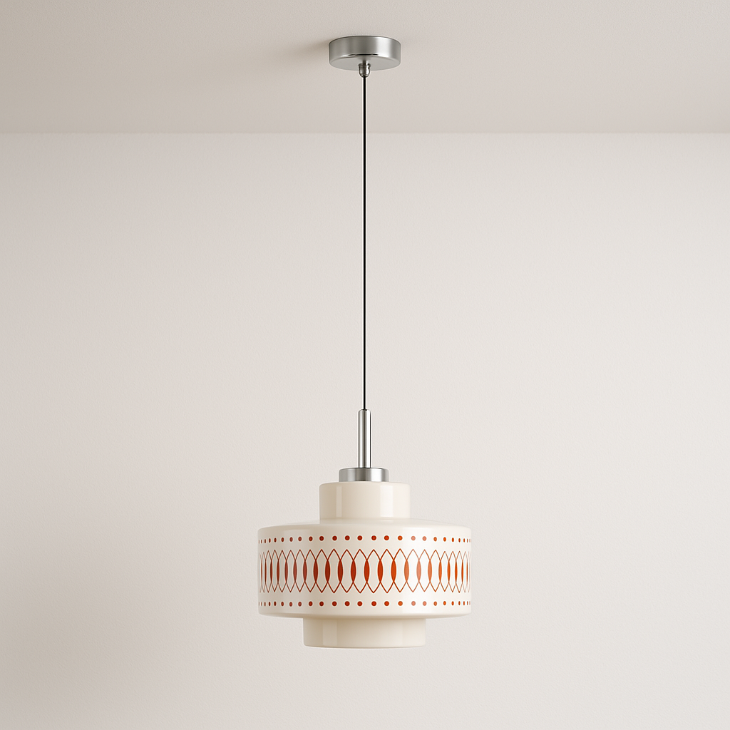 Luminária Pendente Moderna Minimalista Vidro Metal Brise-lumière - ABAZZUR™