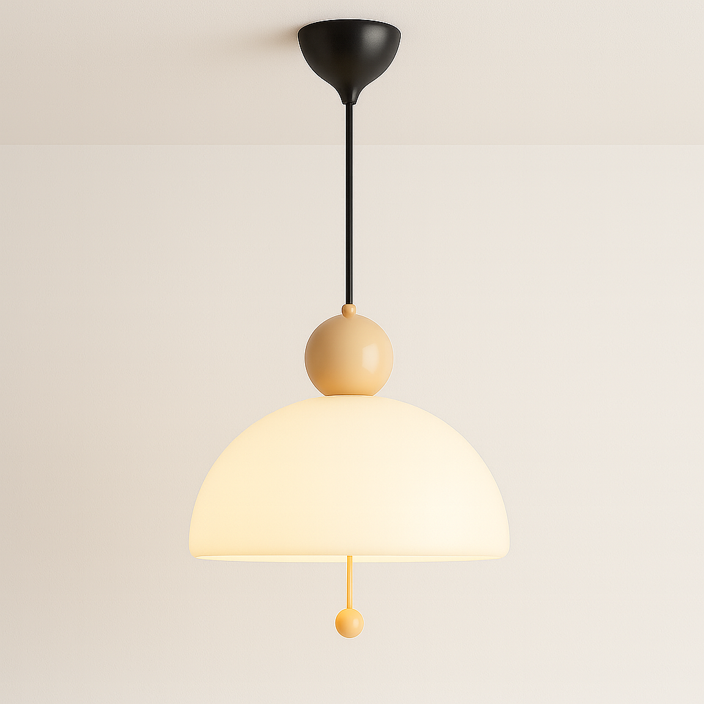 Luminária Pendente Moderna Minimalista Vidro Metal Luxor - ABAZZUR™
