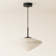 Luminária Pendente Moderna Minimalista Vidro Rayon - ABAZZUR™