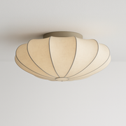 Luminária Plafon Clássico Moderno Tecido Metal Scafa - ABAZZUR™