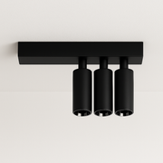 Luminária Plafon Moderna Minimalista Spots Direcionáveis Metal LED Hime - ABAZZUR™